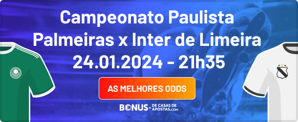 Palpites Palmeiras x Inter de Limeira 24-01